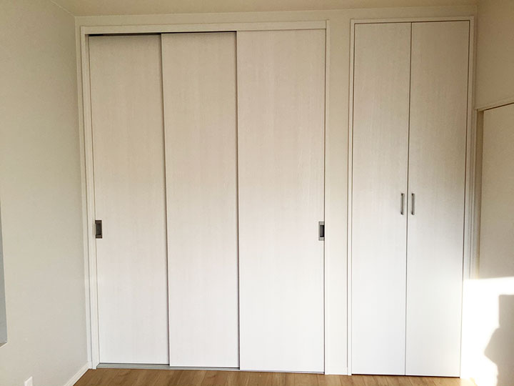 押し入れはクローゼットへ。